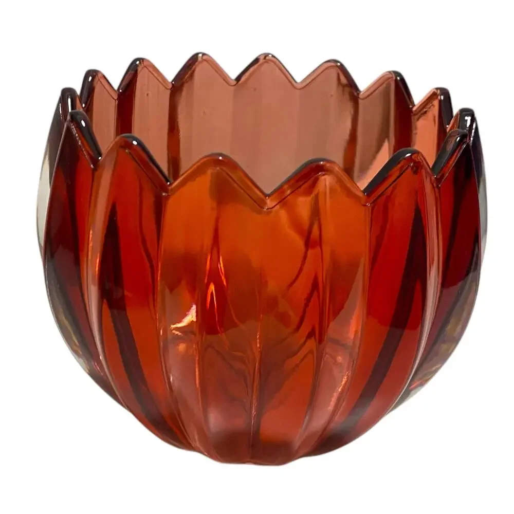 New in Box GODINGER Red Crystal Votive Holder with bonus tealight candle Vase